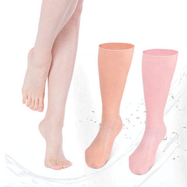 건조한 발 수분 유지 위한 보습 실리콘 타이즈 양말