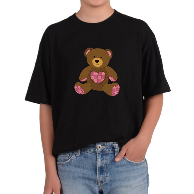 길단 반팔 USA핏 곰인형 테디 베어 귀여운 인형 BEAR 내 곰인형그림 다양한색상 전사이즈
