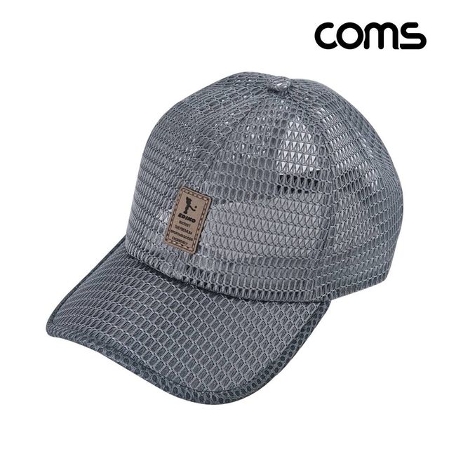 TBZ Coms 캡모자 망사 검회색 메쉬 여름용 TB660