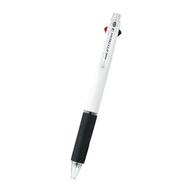 제트스트림 3색 볼펜 SXE3 400 0.5mm 화이트 - 부드러운 필기감