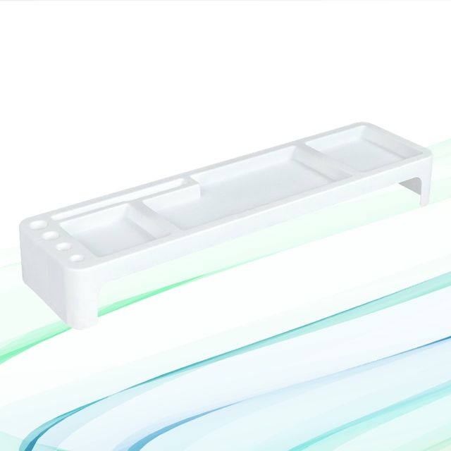 플라스틱 모니터 받침대 책상 정리대