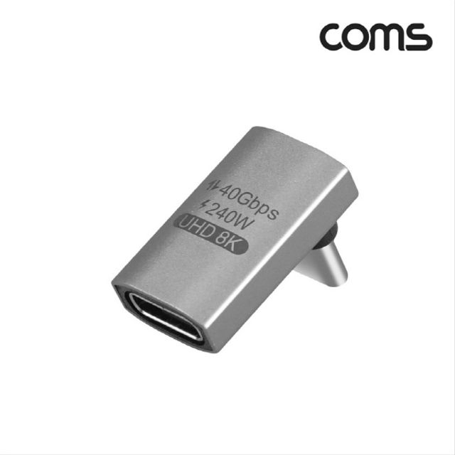 USB 4.0 TypeC 꺾임 젠더 CtoC타입 GEN3 240W BF216
