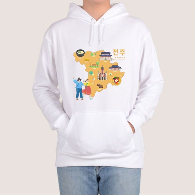 헤비후드티 전색상 국내여행 지역명소 전주 핫플 그림