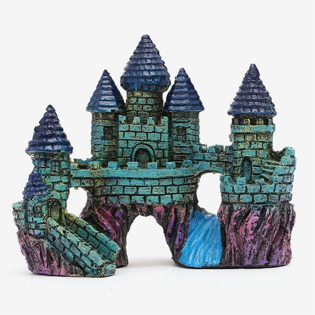 수족관 성벽 장식 인테리어 13x8x13cm