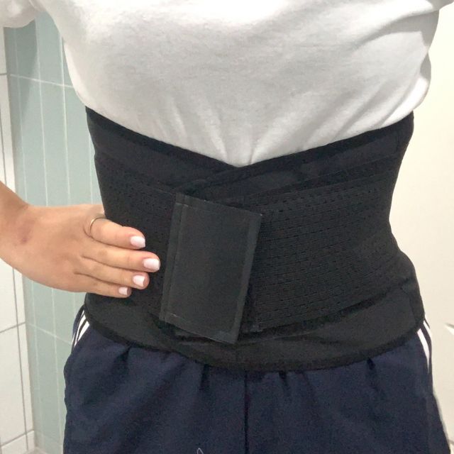 헬스 L 허리복대 복압 블랙 리프팅벨트
