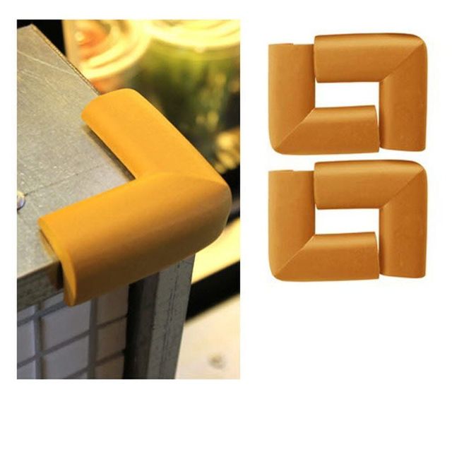 모서리보호 브라운 어린이집 안전 코너보호대 아이 코너 4P 55x55 안전용품