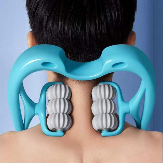 뒷목 지압봉 어깨 마사지롤러 롤링 지압 등결림