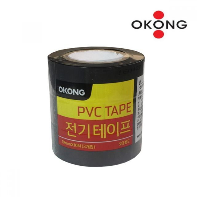 오공 전기 절연 테이프 3개입 전기절연테이프 전기테
