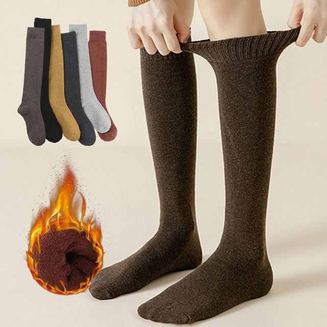 잔솔 기모 니삭스 롱양말 반양말 반스타킹 무릎종아리