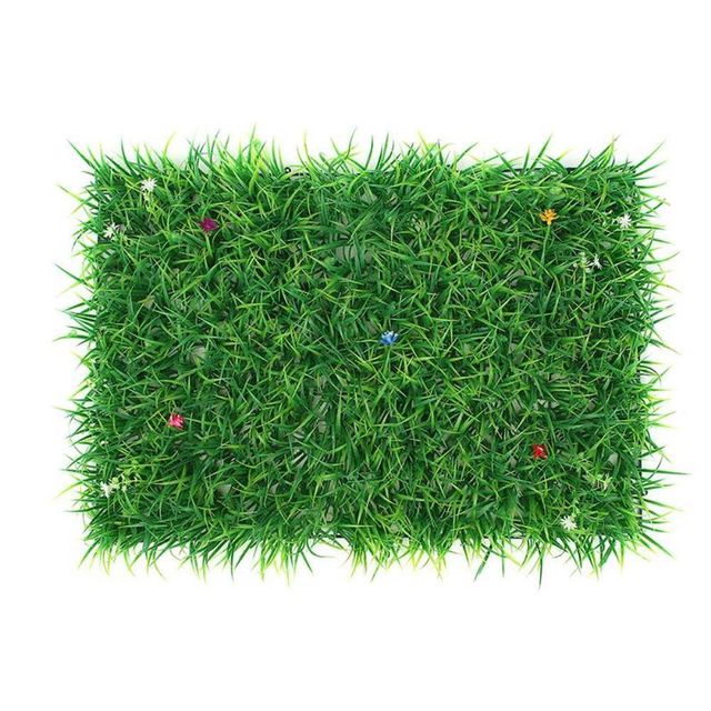 TBZ 작은꽃 간편 설치 벽 인조장식잔디(60x40cm)