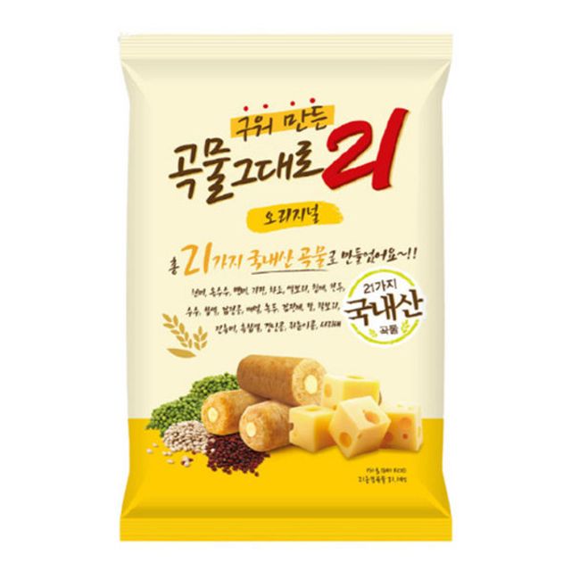 곡물그대로 21 오리지널 450g - 건강한 곡물 과자 세트