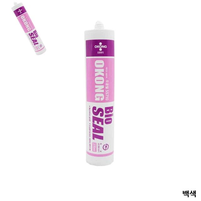 바이오 욕실용 실리콘 270ml 백색 욕실용실리콘 셀프실리콘 타일실리콘 줄눈셀프시공