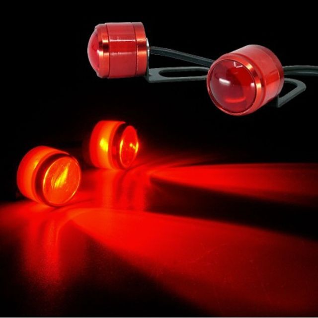 12V 차량용 브라켓타입 싸이키 포인트램프 레드LED 2P