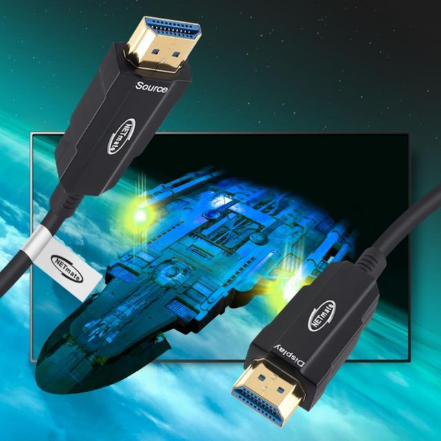 HDMI2.0 AOC 케이블 70m 컴퓨터모니터연결선 모니터케이블 HDMI케이블 컴퓨터모니터케이블 노트북모니터연