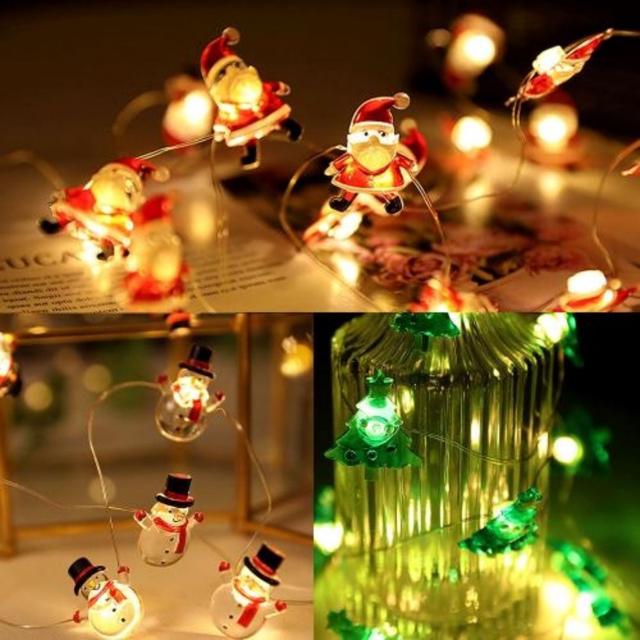 DIY 크리스마스LED 2미터 인테리어조명 산타 양말 트