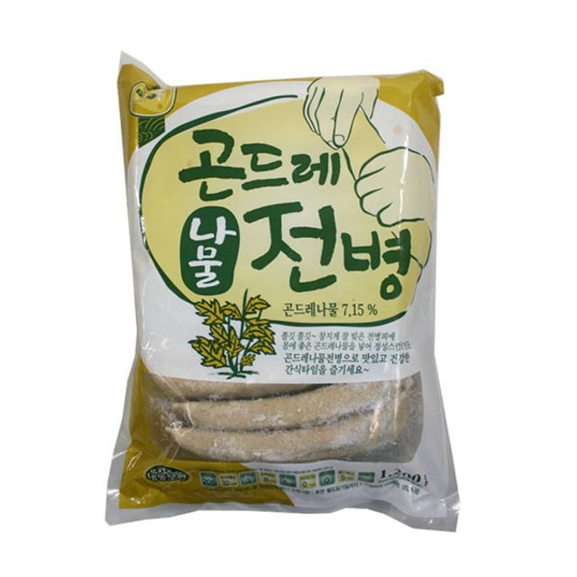 (냉동)아하곤드레나물전병 1.2kg - 간편 조리, 전통 나물 전병
