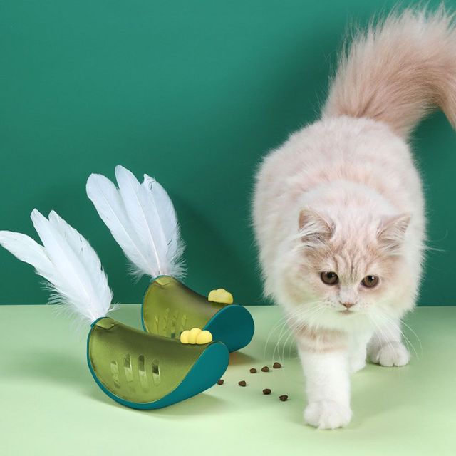 강아지공장난감 노즈워크장난감 PET 강아지 고양이 치킨 노즈워크 오뚝이 간식 장난감