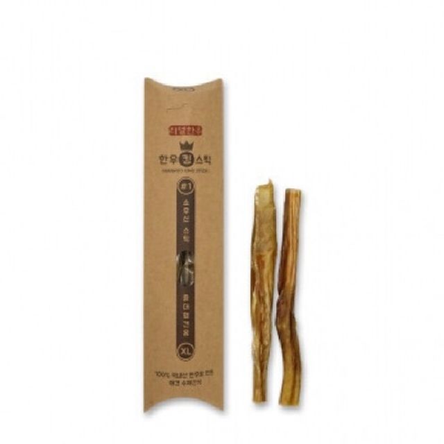 킹스틱 리얼한우킹스틱 특대형 50g x 2개입 - 고단백 소고기 육포 간식