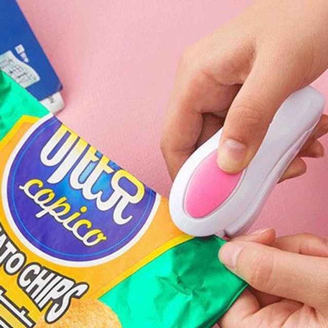 휴대용 미니 실링기 과자 비닐 밀봉기 - 간편한 음식 보관 필수템