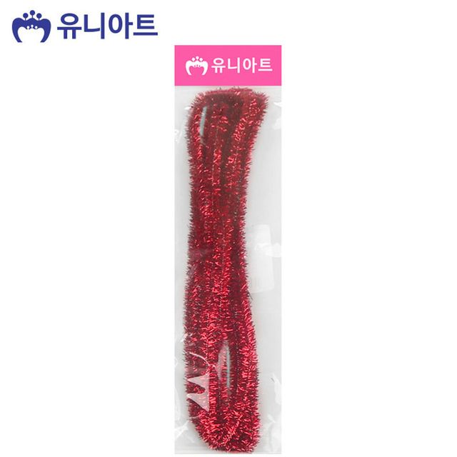 모루 반짝이 인형재료 빨강 공예재료 공예수업