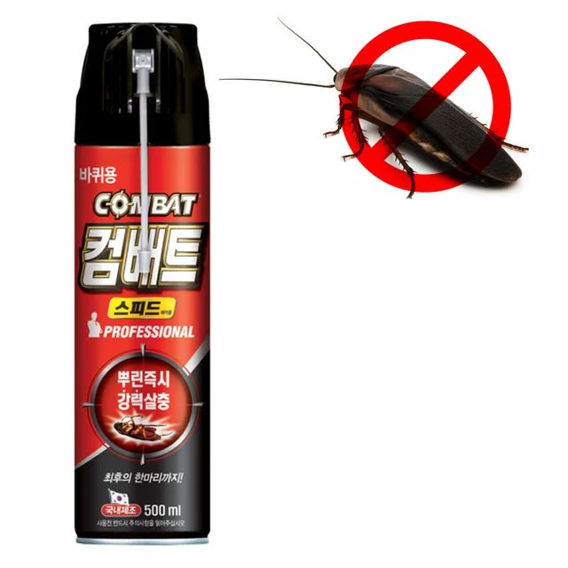 컴배트 뿌리는 에어졸 바퀴 제거제 500ml