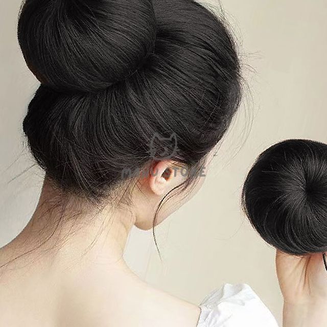 앞머리부분가발 인모가발 헤어망 가발 블랙