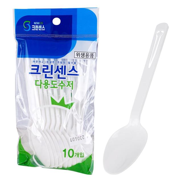 디디샵 일회용 다용도 숟가락 스푼 10개입 크린센스