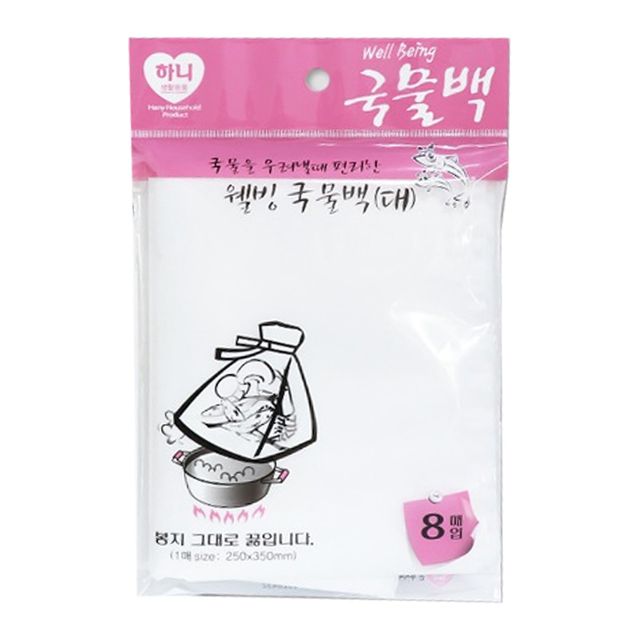 웰빙국물백 대용량 8매 다시백 육수백 0289 - 진한 국물 내기