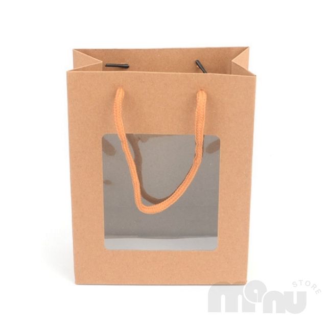 포장종이백 화분쇼핑백 투명 창 선물봉투