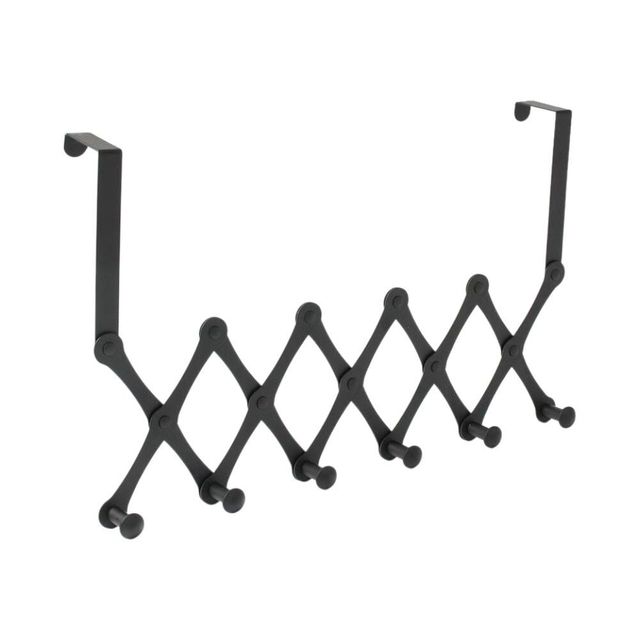 자바라 도어후크 (6구 블랙)