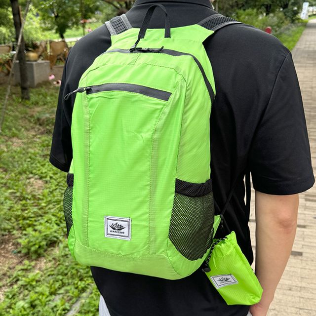 접이식 백팩 헬스 등산 운동 여행 배낭 가방 연그린