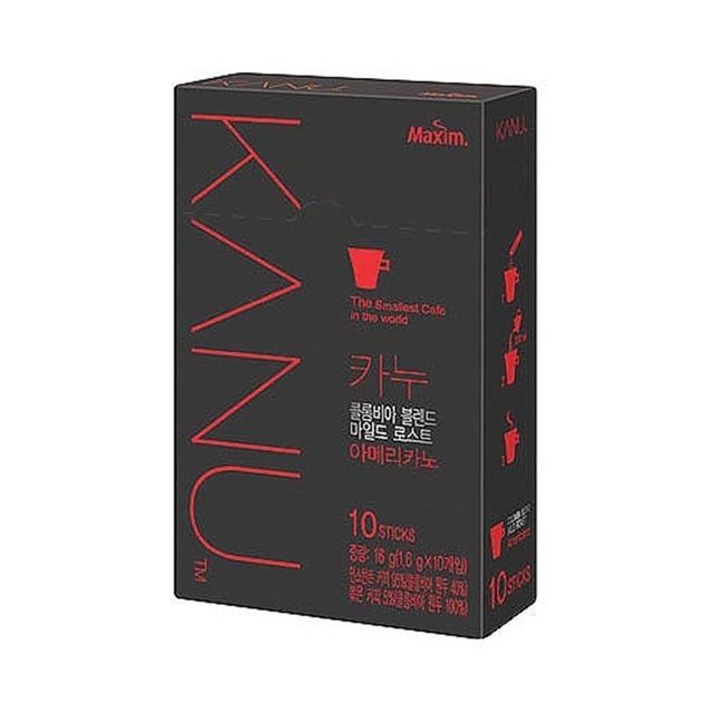 카누 콜롬비아 블렌드 마일드 아메리카노 1.6g 10T