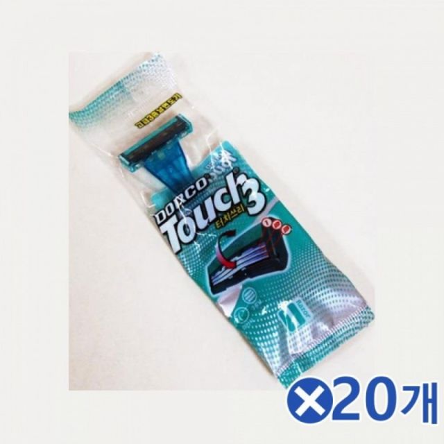 3중날 남성용 터치 면도날 안전 면도기 교체용 날