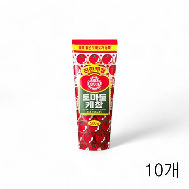 케찹 X 토마토케첩 튜브케챂 오뚜기 10개 500g 업소용