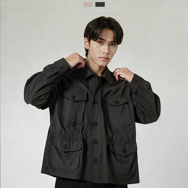 TBZ 남자 숏 사파리 야상자켓 빠른출고