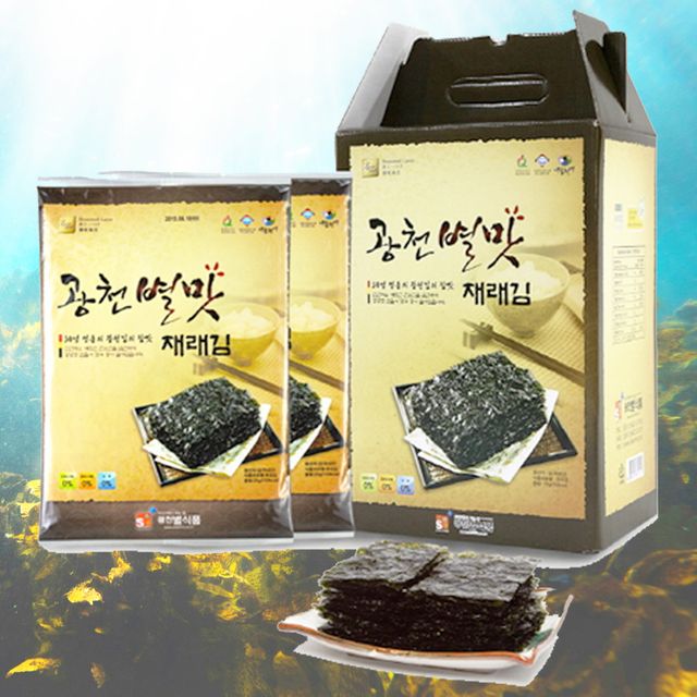 광천김 별맛 재래김 전장용김 20gx10봉 조미김 천일염
