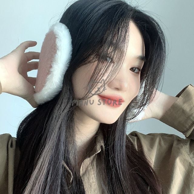 등산귀마개 보드귀마개 방한 귀마개 핑크