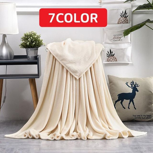 극세사 포근한 무릎담요 70x100cm 기모담요 소파담요 코랄플리스담요 캠핑담요 실무