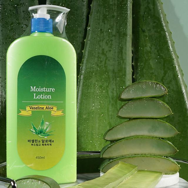 건조한 피부속까지 피부보습제 알로에 바디로션 450ml