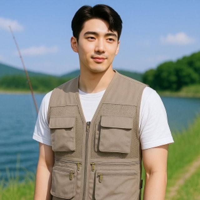 초경량메쉬레저조끼XL아웃도어여름작업조끼
