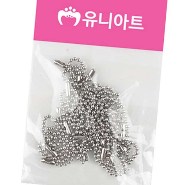 군번줄 은색 10cm 20개입 패션액세서리 강화체인