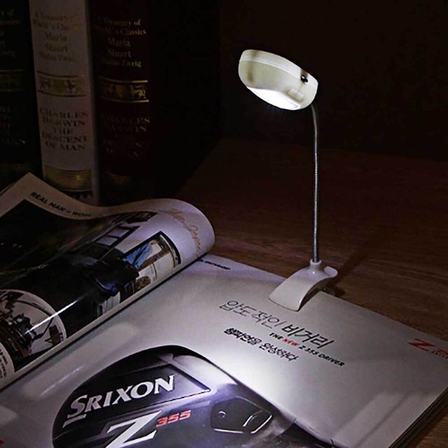 LED 독서등 집게 코브라 램프