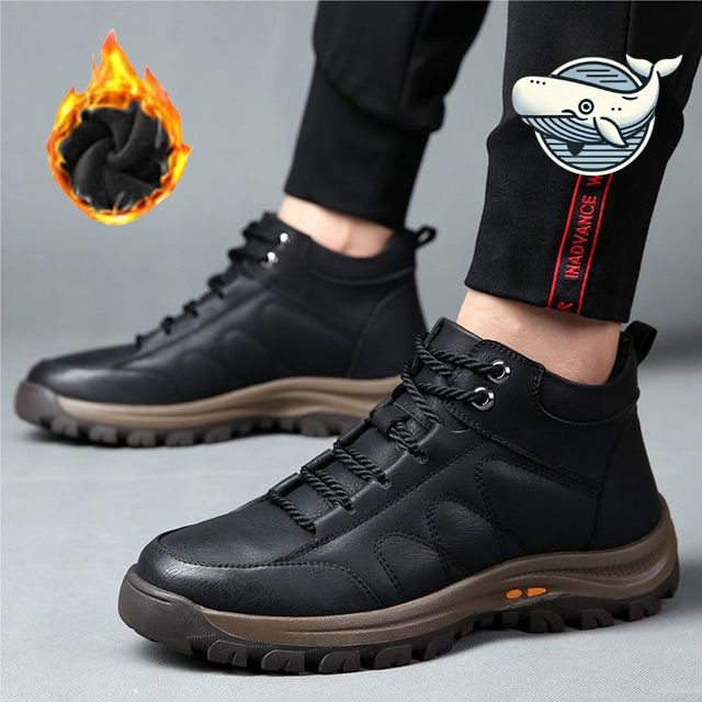 남자 겨울 따뜻한 발목 워커 스타일 데일리