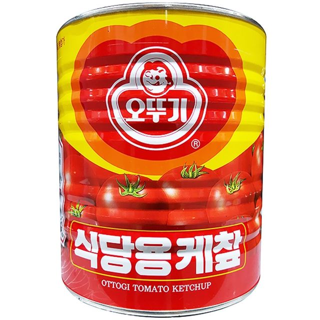 토마토케찹(오뚜기 3.3K)X6 케찹 토마토케찹 캔 드레