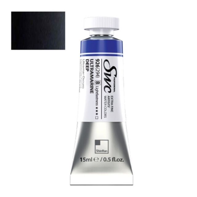 신한 수채화물감 SWC A 15ml 933(298) 인디고 인디고 (3개입)
