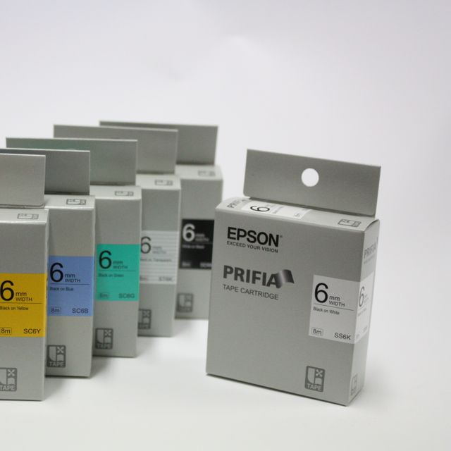 EPSON 라벨테이프 6mm - 초소형 라벨링, 세밀한 작업에 최적화