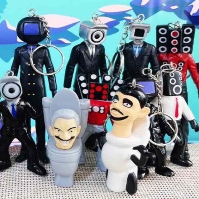 스키비디 토일렛 피규어 키링, 랜덤 가챠 24개