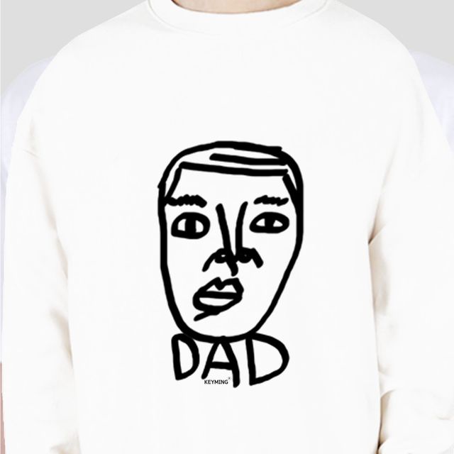 키밍 dad 맨투맨 기본 라운드 아빠티 가족티 패밀리룩