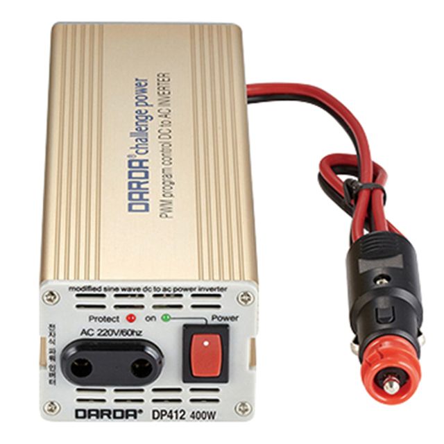다르다 DC/AC 인버터 400W, 차량용 전원 변환기 DP412