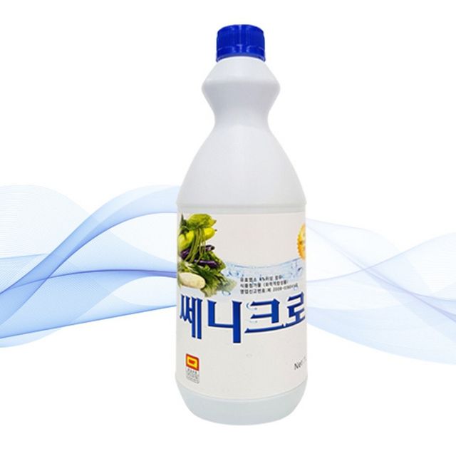 쎄니크로 1L 염소계 과일 야채 소독제 식품용 알코올